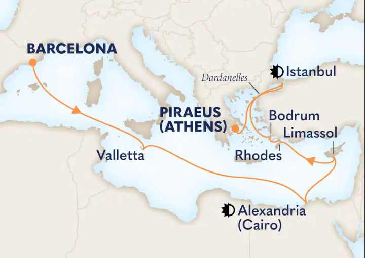 Crucero de 15 días desde Barcelona a bordo del Nieuw Statendam septiembre 2025 Holland America Line