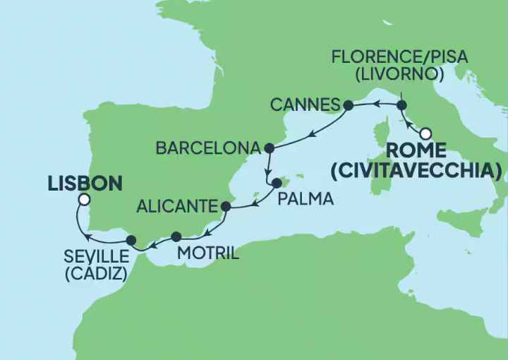 Crucero de 10 días desde Civitavechia a bordo del Norwegian Sky octubre 2025 Norwegian Cruise Line