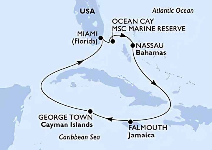 Crucero de 8 días desde Miami (EEUU) a bordo del MSC Seascape octubre 2025 MSC Cruceros