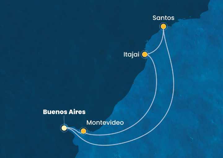 Crucero de 8 días desde Buenos Aires a bordo del Costa Favolosa diciembre 2025 Costa Cruceros