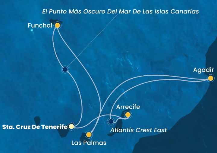 Crucero de 8 días desde Santa Cruz de Tenerife a bordo del Costa Fortuna diciembre 2025 Costa Cruceros