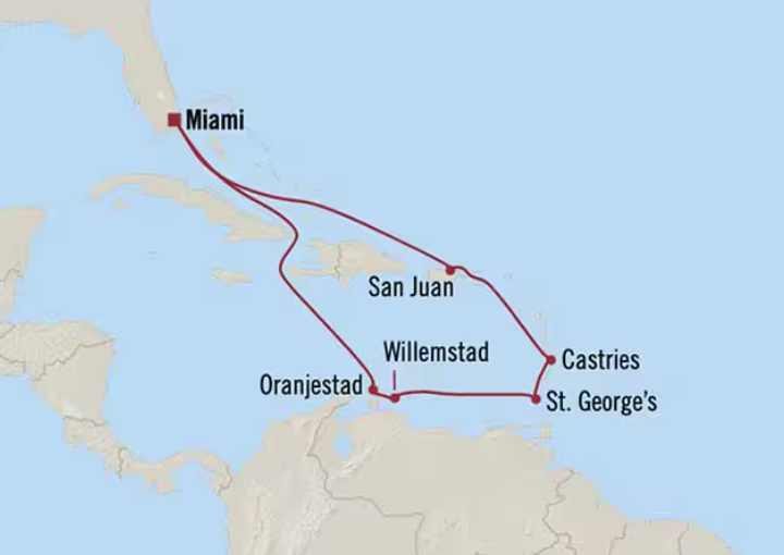 Crucero de 13 días desde Miami (EEUU) a bordo del Oceania Insignia diciembre 2025 Oceania Cruises
