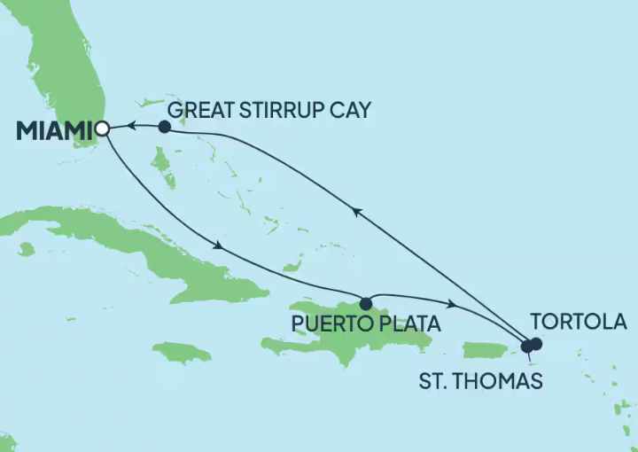Crucero de 8 días desde Miami (EEUU) a bordo del Norwegian Aqua marzo 2026 Norwegian Cruise Line