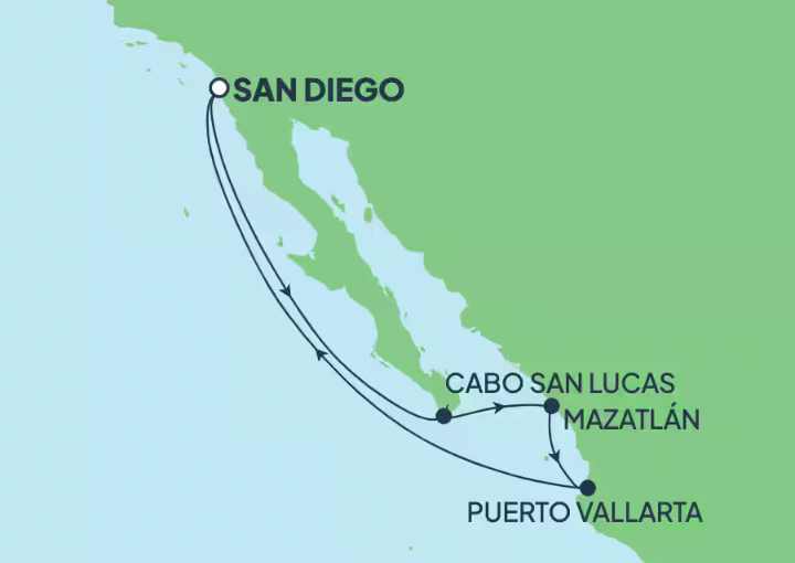 Crucero de 8 días desde San Diego (EEUU) a bordo del Norwegian Jade Norwegian Cruise Line