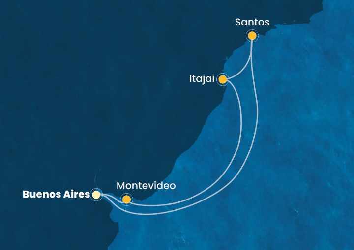 Crucero de 8 días desde Buenos Aires a bordo del Costa Diadema febrero 2026 Costa Cruceros