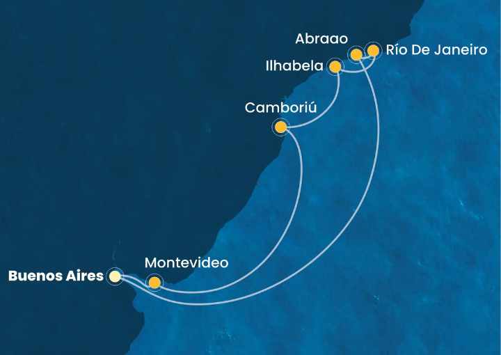 Crucero de 10 días desde Buenos Aires a bordo del Costa Favolosa Enero 2026 Costa Cruceros