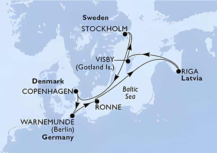 Crucero de 8 días desde Copenhague (Dinamarca) a bordo del MSC Magnifica julio 2026 MSC Cruceros