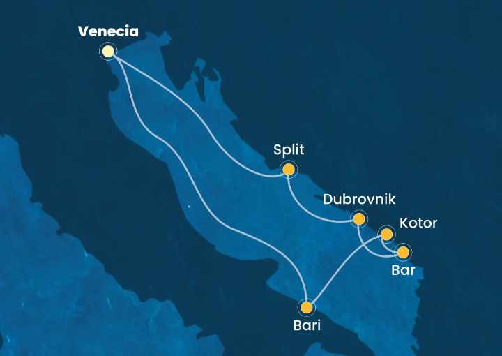 Crucero de 8 días desde Venecia (Italia) a bordo del Costa Deliziosa abril 2026 Costa Cruceros