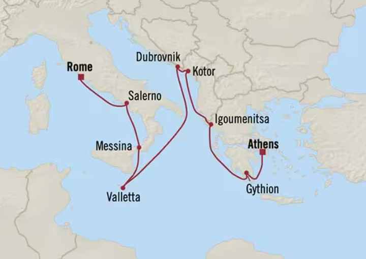 Crucero de 10 días desde Pireo (Atenas) a bordo del Oceania Vista marzo 2028 Oceania Cruises