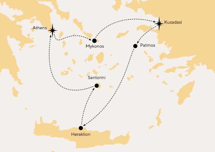 Crucero de 4 días desde Lavrio (Grecia) a bordo del Celestyal Discovery 2026 Celestyal Cruises