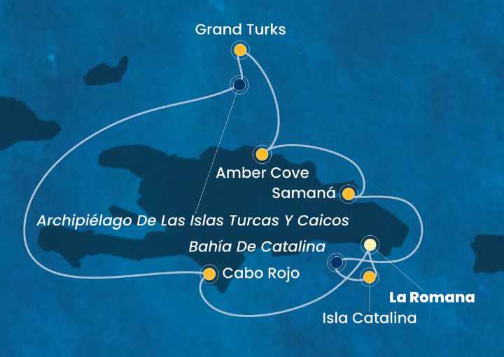 Crucero de 8 días desde La Romana (R.Dominicana) a bordo del Costa Pacifica 2026 Costa Cruceros