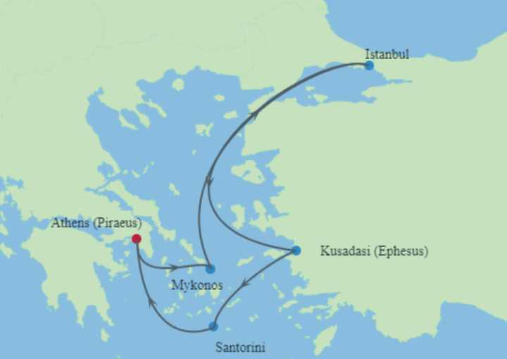 Crucero de 8 días desde Pireo (Atenas) a bordo del Brilliance of the Seas 2026 Royal Caribbean International