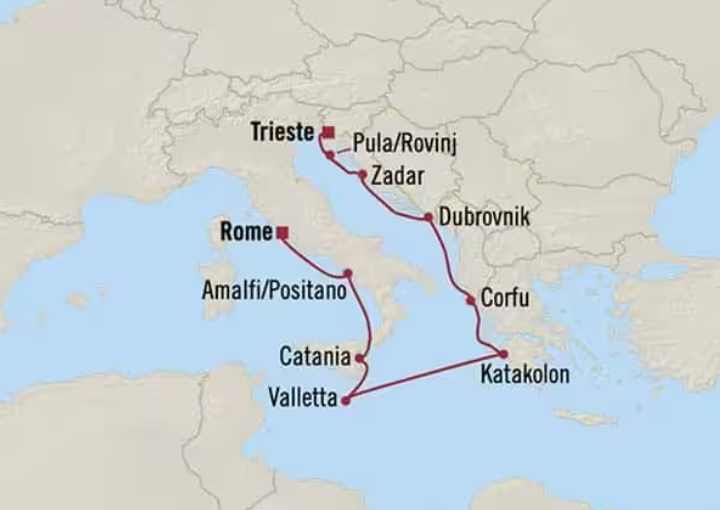 Crucero de 11 días desde Estambul (Turquía) a bordo del Oceania Allura Mayo 2026 Oceania Cruises
