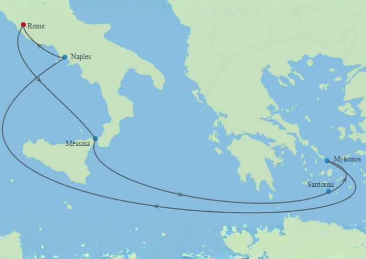 Crucero de 8 días desde Civitavecchia (Roma) a bordo del Odyssey of the Seas octubre 2026 Royal Caribbean Cruises