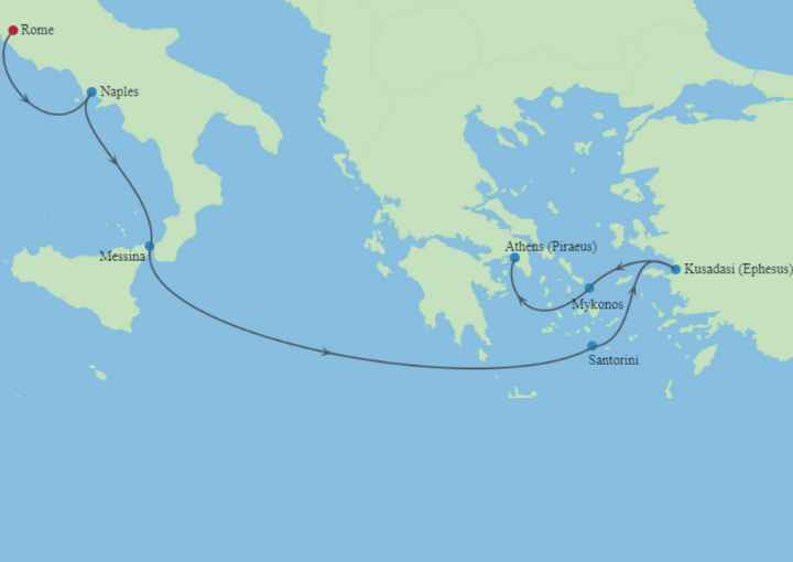 Crucero de 8 días desde Civitavecchia (Roma) a bordo del Brilliance of the Seas  2026 Royal Caribbean