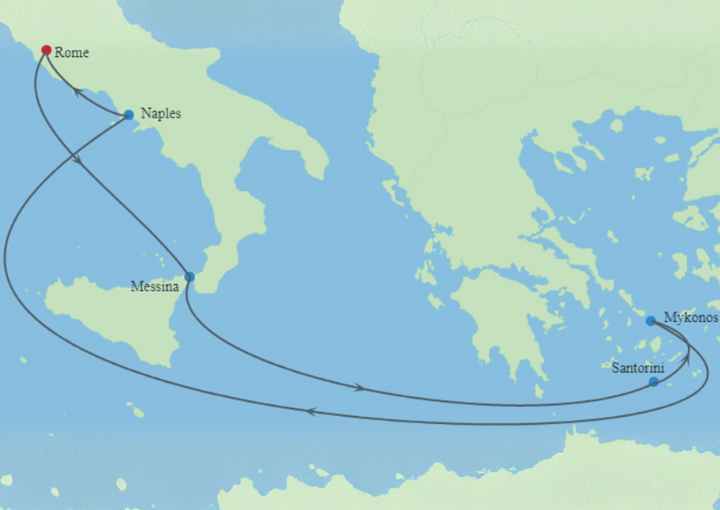 Crucero de 8 días desde Civitavecchia (Roma) a bordo del Odyssey of the Seas 2026 Royal Caribbean Cruises