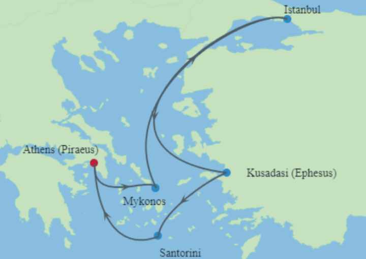 Crucero de 8 días desde Pireo (Atenas) a bordo del Brilliance of the Seas 2026 Royal Caribbean International