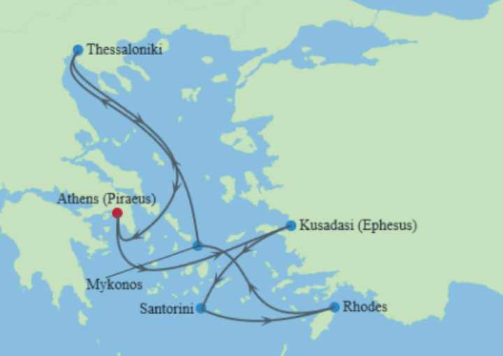 Crucero de 9 días desde Atenas a bordo del Celebrity Infinity agosto 2026 Celebrity Cruises