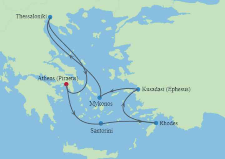 Crucero de 8 días desde Atenas a bordo del Celebrity Infinity 2026 Celebrity Cruises