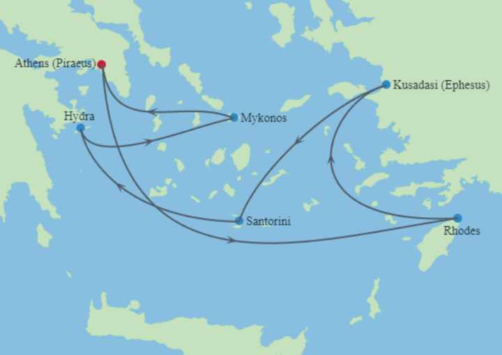 Crucero de 8 días desde Atenas a bordo del Celebrity Infinity 2026 Celebrity Cruceros