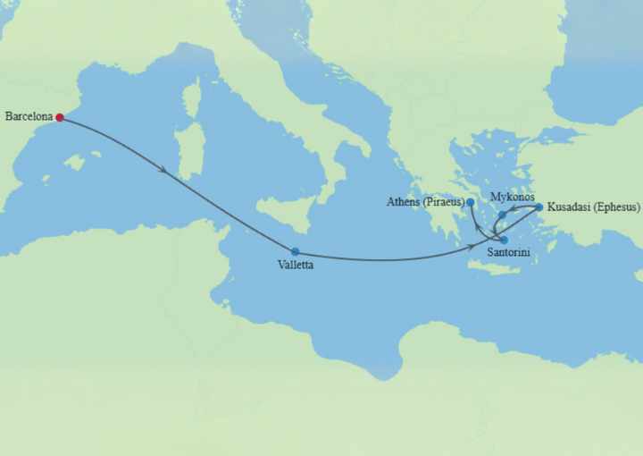 Crucero de 8 días desde Barcelona a bordo del Celebrity Xcel  junio 2026 Celebrity Cruises