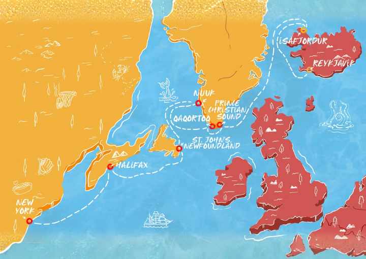 Crucero de 14 días desde Reykjavik (Islandia) a bordo del Valiant Lady septiembre 2026 Virgin Voyages