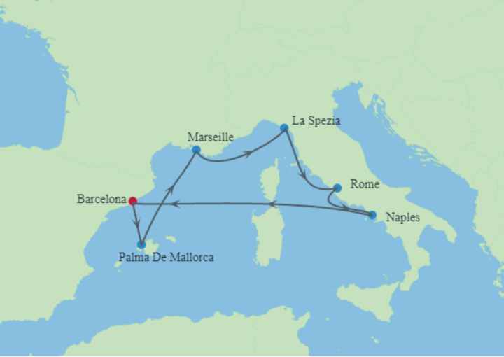 Crucero de 8 días desde Barcelona a bordo del Harmony of the Seas junio 2026 Royal Caribbean Cruises