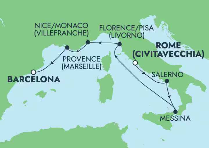 Crucero de 8 días desde Civitavecchia (Roma) a bordo del Norwegian Epic 2026 Norwegian Cruise Line