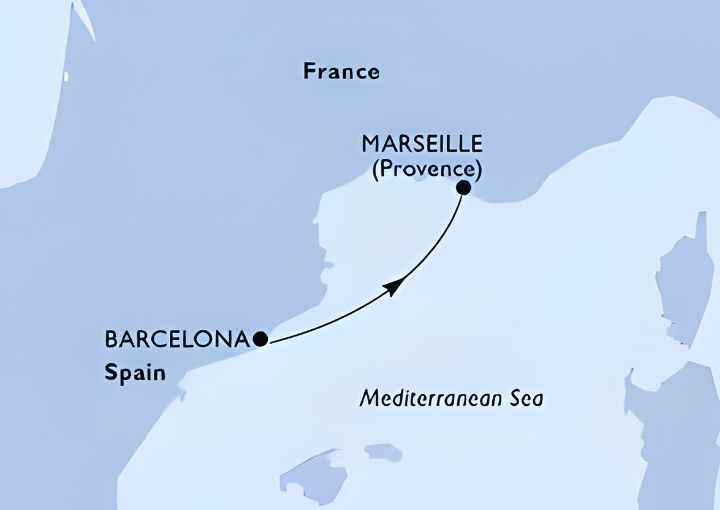 Crucero de 2 días desde Barcelona a bordo del MSC Fantasia abril 2026 MSC Cruises