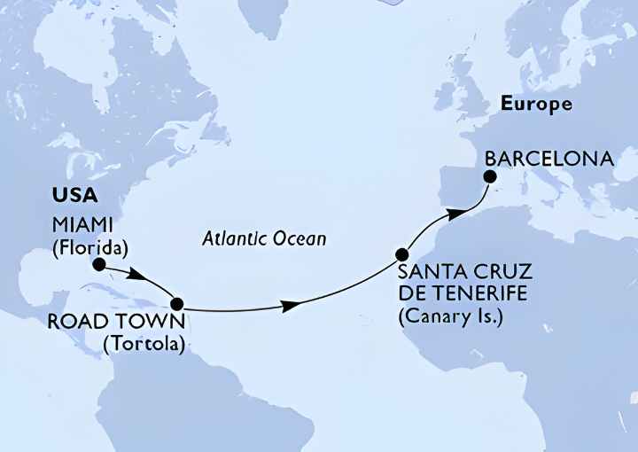 Crucero de 14 días desde Miami (EEUU) a bordo del MSC Divina abril 2026 MSC Cruceros