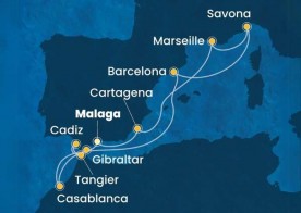 Crucero de 12 días desde Málaga a bordo del Costa Diadema octubre 2026 Costa Cruceros