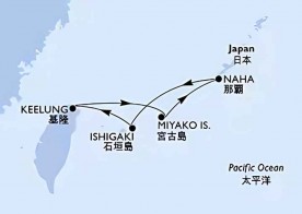 Crucero de 5 días desde Naha (Japón) a bordo del MSC Bellissima noviembre, diciembre 2025 enero 2026 MSC Cruceros