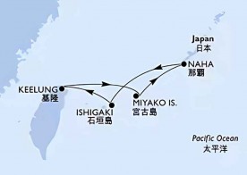 apón, Taiwán Crucero de 6 días desde Naha (Japón) a bordo del MSC Bellissima enero 2026 MSC Cruceros