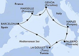 Crucero de 8 días desde Barcelona a bordo del MSC Splendida 2025 - 2026 MSC Cruceros