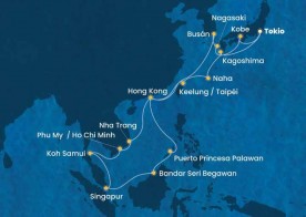 Crucero de 29 días desde Tokio a bordo del Costa Serena noviembre diciembre 2025 Costa Cruceros