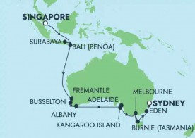 Crucero de 20 días desde Singapur a bordo del Norwegian Spirit diciembre 2025 NCL