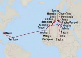 Crucero de 33 días desde Barcelona a bordo del Allura octubre 2026 Oceania Cruises