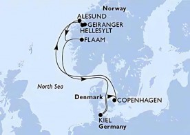 Crucero de 8 días desde Copenhague (Dinamarca) a bordo del MSC Euribia 2026 MSC Cruceros