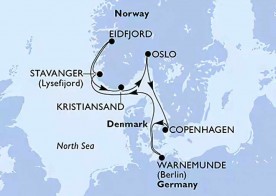 Crucero de 8 días desde Copenhague (Dinamarca) a bordo del MSC Magnifica junio y agosto 2026