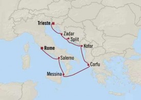 Crucero de 8 días desde Civitavecchia (Roma) a bordo del Allura junio 2026 Oceania Cruises