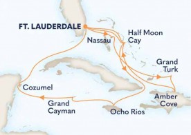 Crucero de 8 días desde Fort Lauderdale (Miami) a bordo del Eurodam marzo 2026 Holland America Line