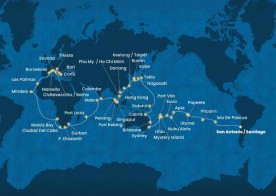Crucero de 110 días desde San Antonio (Santiago de Chile) a bordo del Costa Deliziosa diciembre 2025 Costa Cruceros
