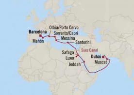 Crucero de 21 días desde Dubái (EAU) a bordo del Oceania Vista mayo 2026 Oceania Cruises
