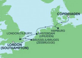Crucero de 8 días desde Copenhague (Dinamarca) a bordo del Norwegian Sky mayo 2026 NCL