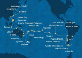 Crucero de 66 días desde Tokio (Japón) a bordo del Costa Serena octubre 2026 Costa Cruceros
