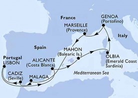 Crucero de 11 días desde Lisboa a bordo del MSC Opera 2026 MSC Cruceros