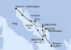 Crucero de 8 días desde Venecia (Italia) a bordo del MSC Armonia 2026 MSC Cruceros