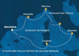 Crucero de 8 días desde Barcelona a bordo del Costa Smeralda noviembre 2025 Costa Cruceros