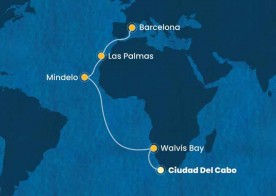 Crucero de 18 días desde Ciudad del Cabo (Sudáfrica) a bordo del Costa Deliziosa marzo 2026 Costa Cruceros