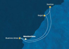 Crucero de 8 días desde Montevideo a bordo del Costa Diadema marzo 2026 Costa Cruceros